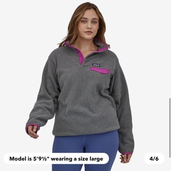 Women's Lightweight Synchilla Snap-T Fleece Pullover, Size Medium - Picture 4 of 11